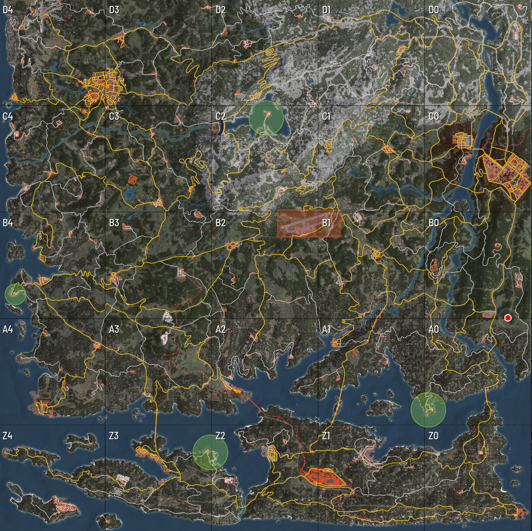 SCUM 服务器地图 · Server Map